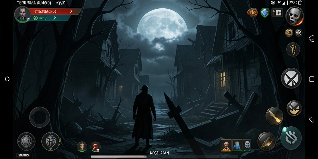 Screenshot gameplay 2757 yang menunjukan suasana mencekam.