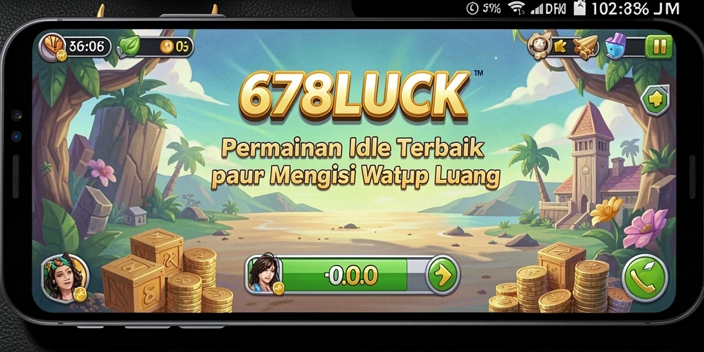 Screenshot gameplay 678LUCK yang menunjukkan keseruan mengumpulkan koin.