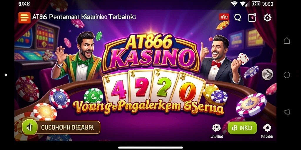 Tampilan menarik dari gameplay Kasino di AT866.