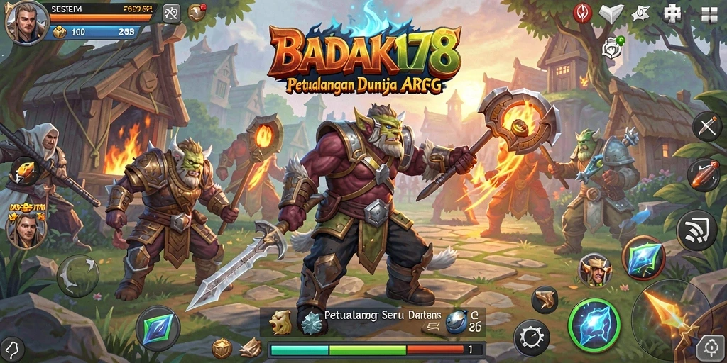 Tampilan gameplay BADAK178 yang seru dan menantang.