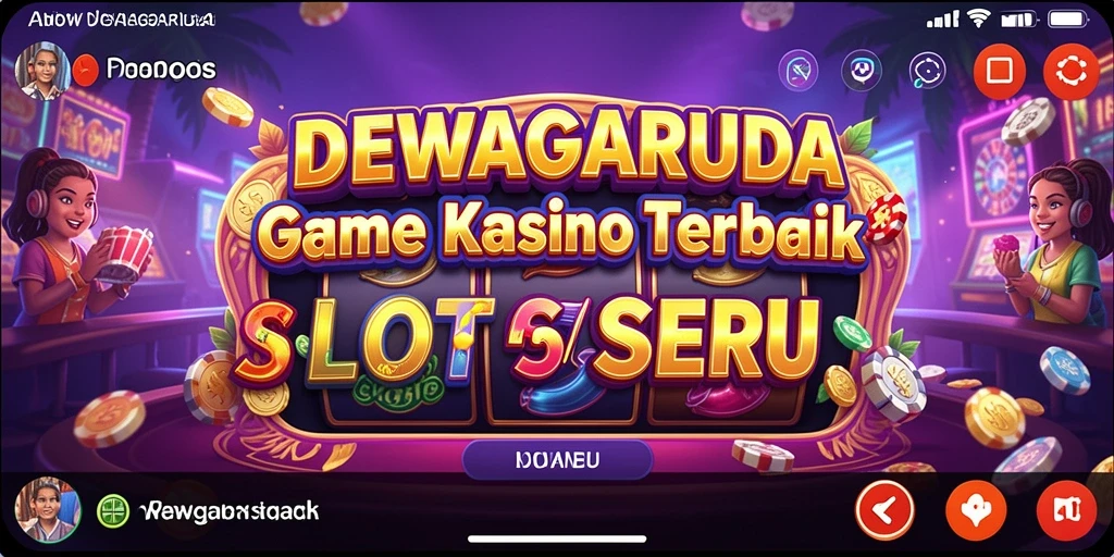 Tampilan gameplay seru DEWAGARUDA dalam dunia Kasino.