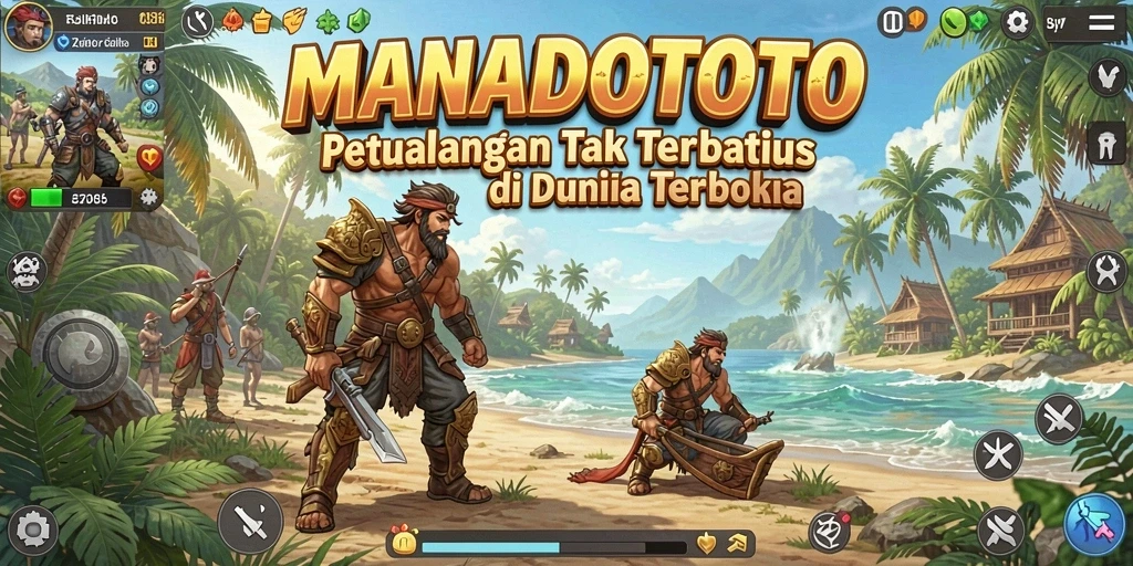 Menampilkan gameplay seru di dunia terbuka MANADOTOTO.