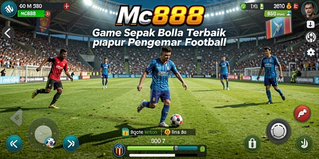 Tampilan gameplay <strong>MC888</strong> yang menggambarkan aksi seru di lapangan.