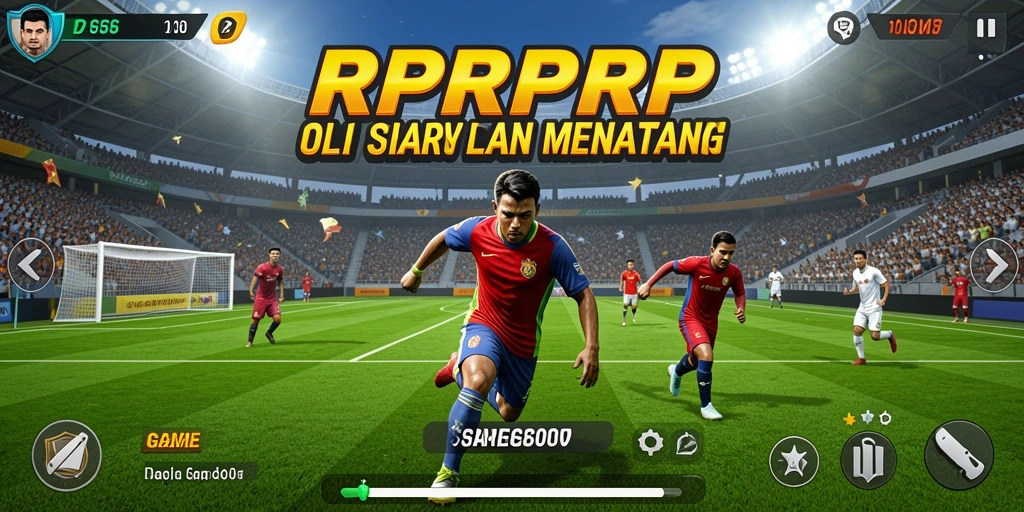 Screenshot gameplay RPRPRP menampilkan aksi seru dalam olahraga.