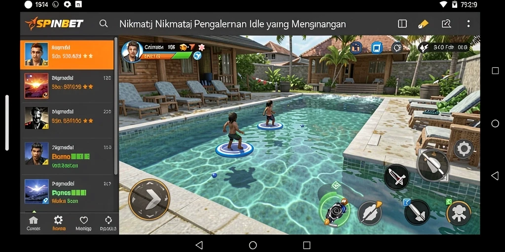 Tampilan menarik dari gameplay SPINBET yang mengasyikkan.