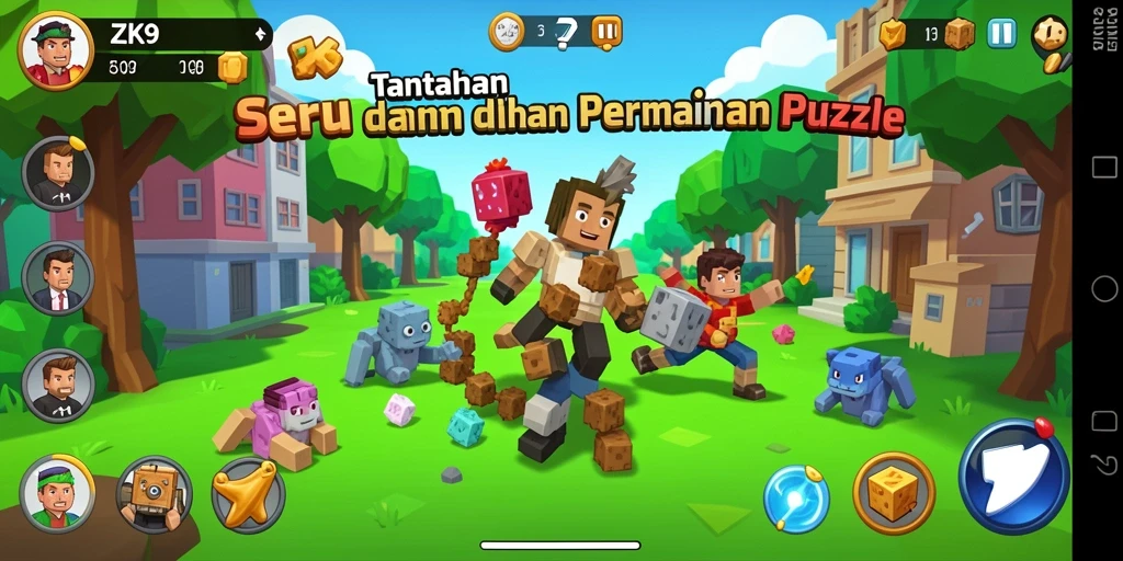 Gambaran gameplay ZK9 yang seru dan menantang.